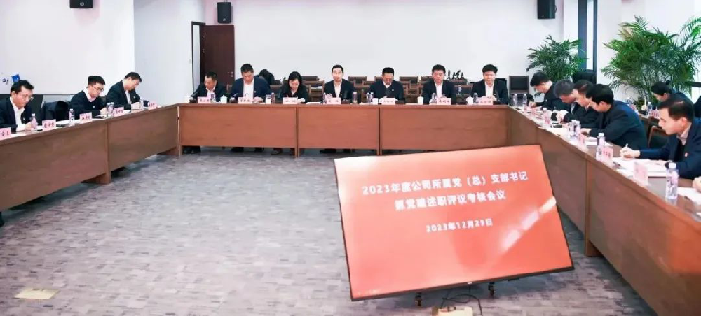 黨建述職“交答卷” 奮楫爭(zhēng)先“謀新篇” 公司黨委召開(kāi)2023年度所屬黨（總）支部書(shū)記抓黨建述職評(píng)議考核會(huì)議