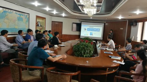 大連海大贏?？萍加邢薰緛?lái)我司進(jìn)行信息化交流