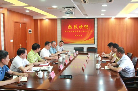 毛雪強總經(jīng)理會見浙海集團潘朝剛董事長一行